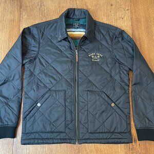Dark Seas Division Fleece Lined Bomber Jacket - Large, Black